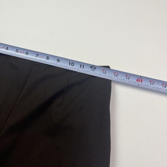 Ralph Lauren Black Label Wool Straight Leg Pants 6 Chocolate Brown Quiet Luxury - Picture 8 of 15